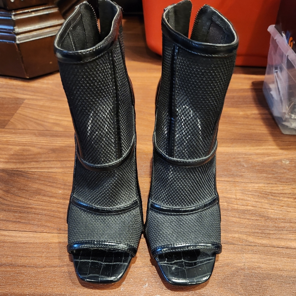 Jessica Simpson peep toe booties